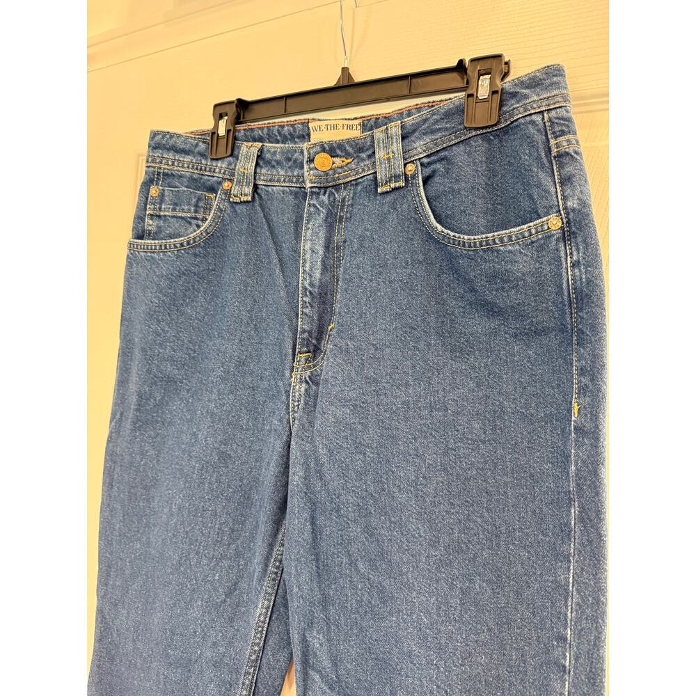 We The Free People Ava High Rise Bootcut Jeans Sz 30/10 Cotton - Picture 4 of 8